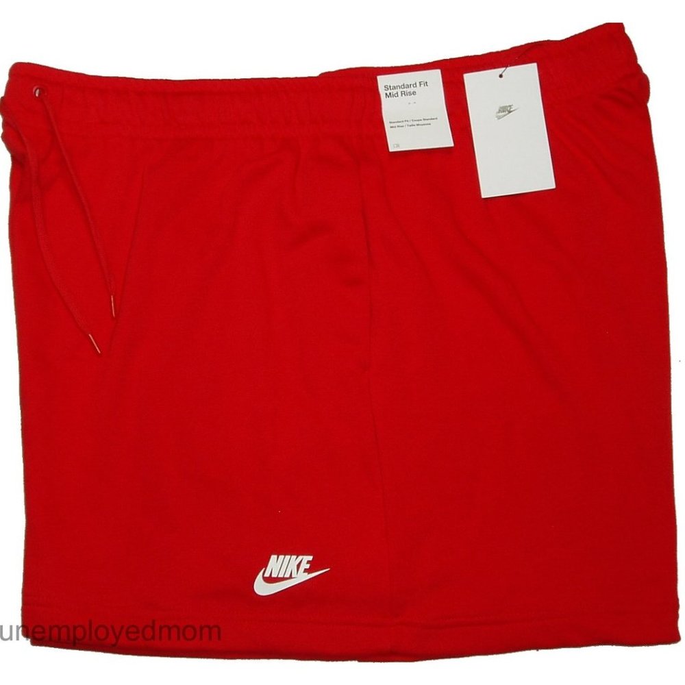 Nike Athletic Short Pants Women's Sportswear Active Sports Wear Red 1X